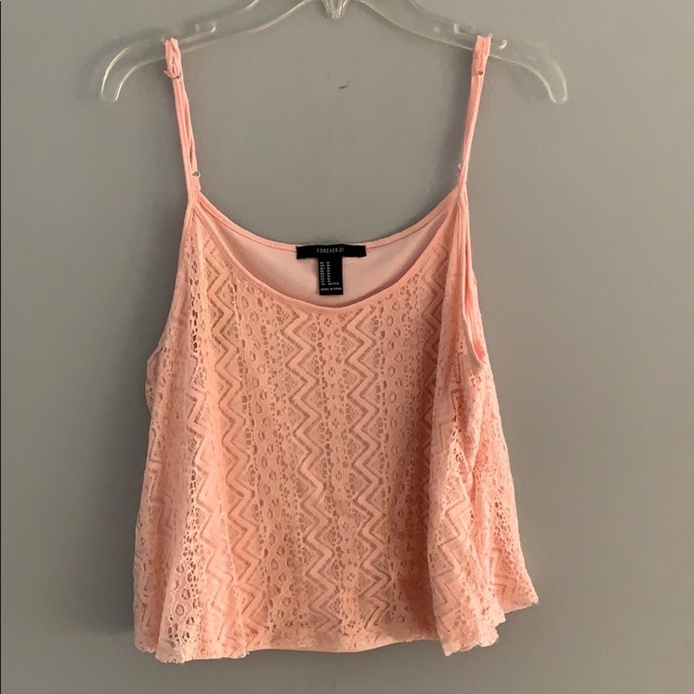 Forever 21 lace crop top